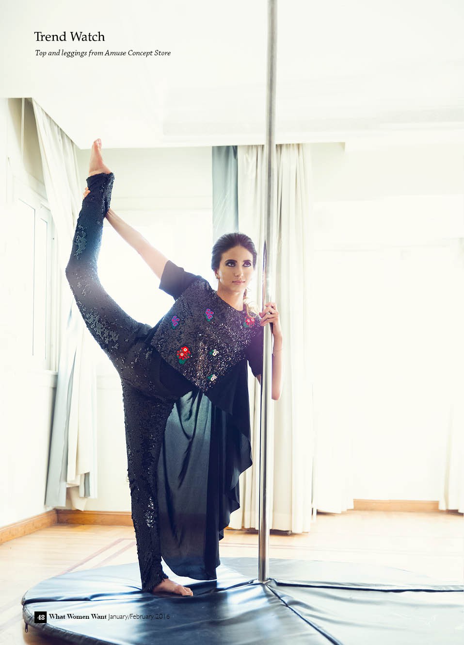 Top and leggings available at Amuse Concept Store