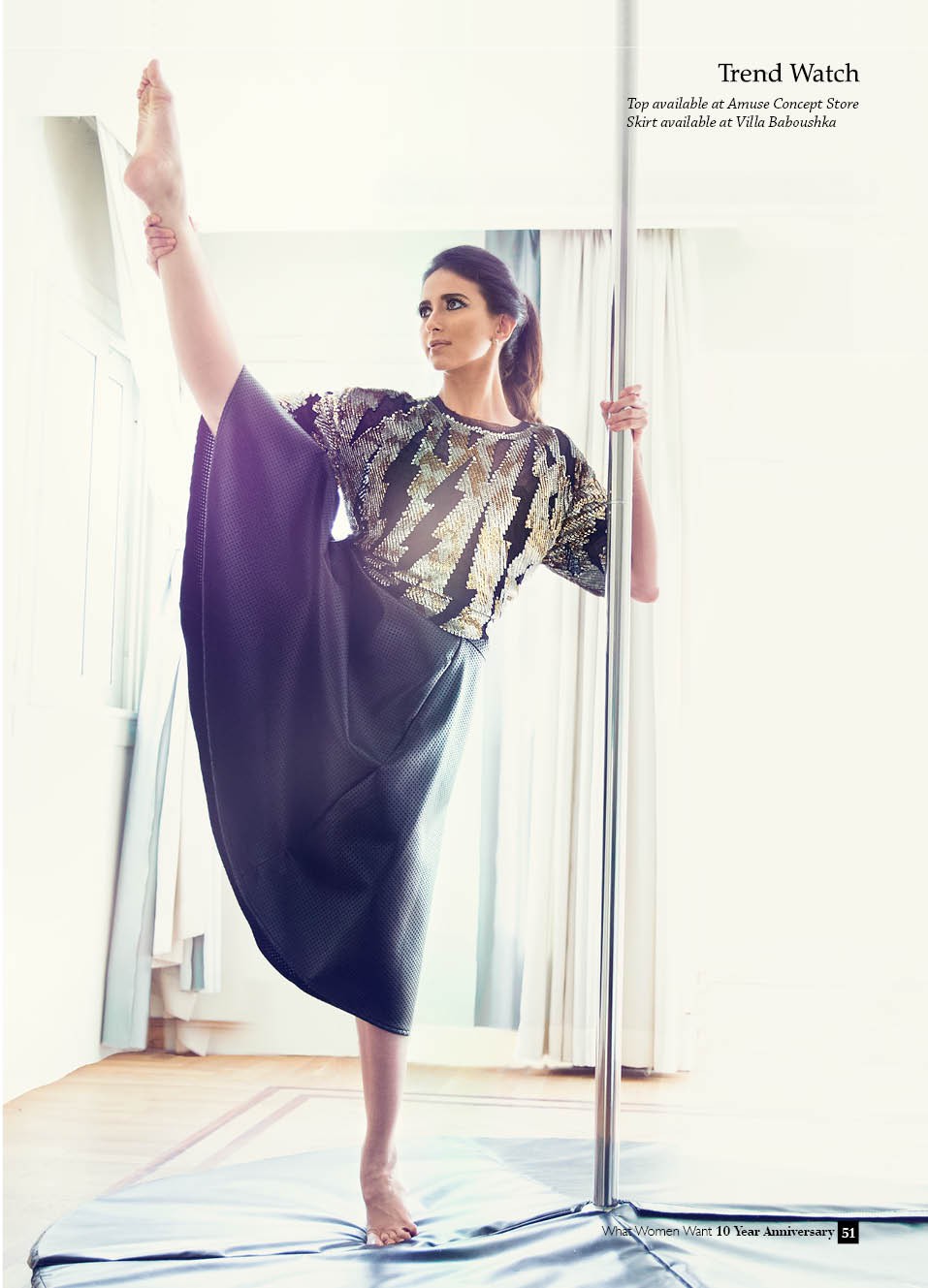 Top available at Amuse Concept Store and skirt available at Villa Baboushka